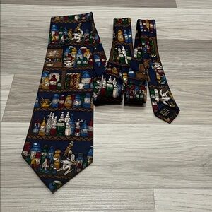 Alynn Tie Men's “Ye Olde‎ Apothecary Shop” Creative American Design Neckwear
